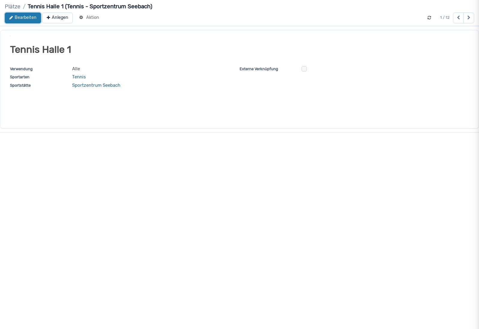 Screenshot: Platz
